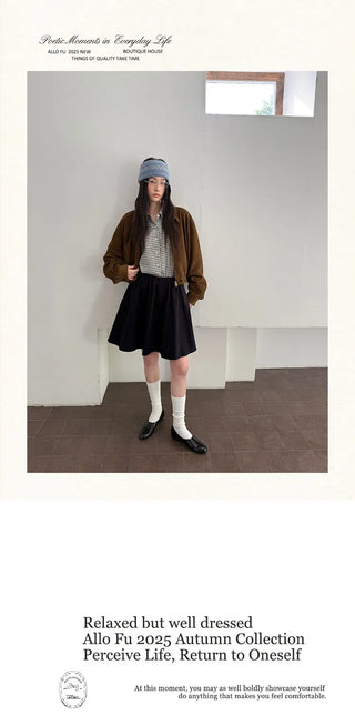 corduroy umbrella skirt