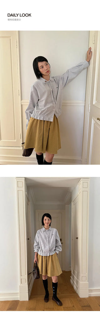 corduroy umbrella skirt