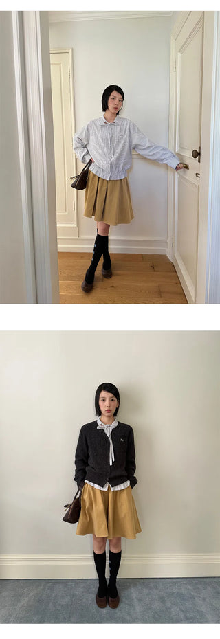 corduroy umbrella skirt