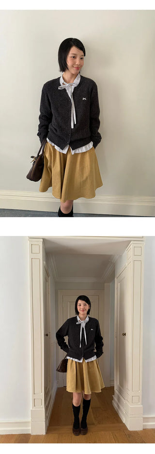corduroy umbrella skirt
