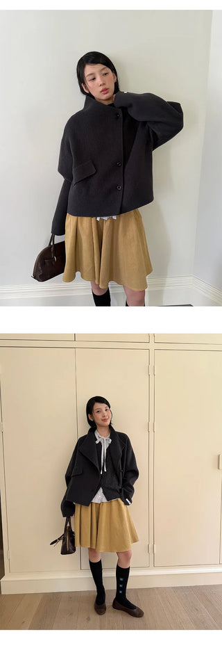 corduroy umbrella skirt