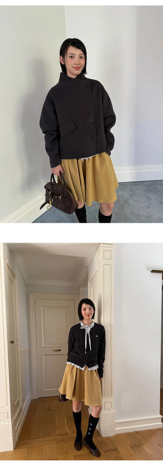 corduroy umbrella skirt