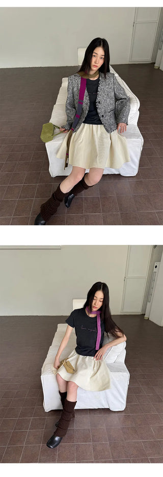 corduroy umbrella skirt