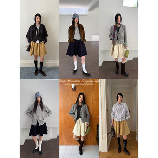 corduroy umbrella skirt