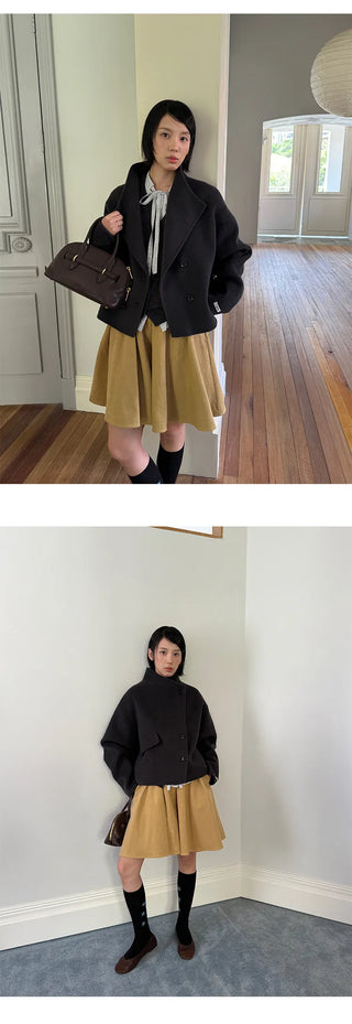corduroy umbrella skirt