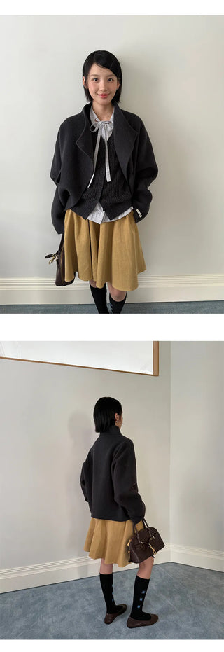corduroy umbrella skirt