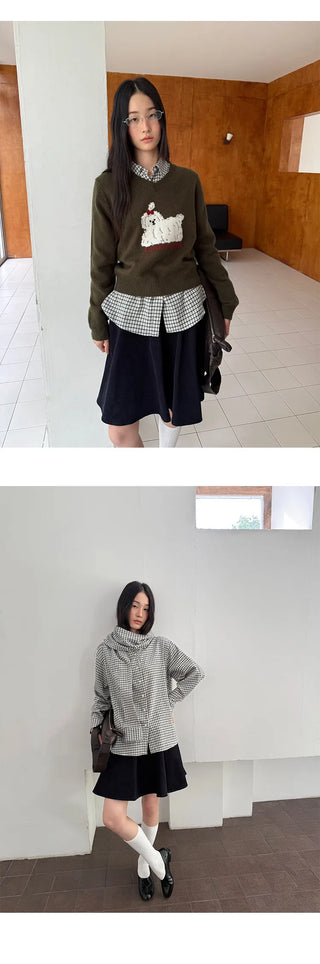 corduroy umbrella skirt