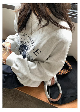 letter print sweatshirt