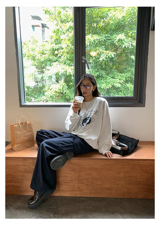 letter print sweatshirt