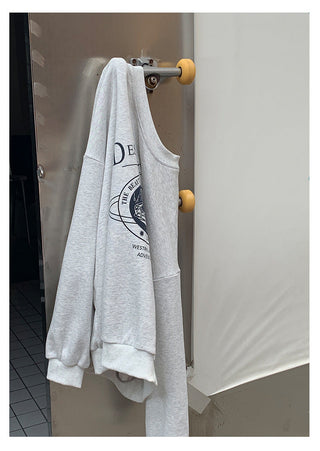 letter print sweatshirt