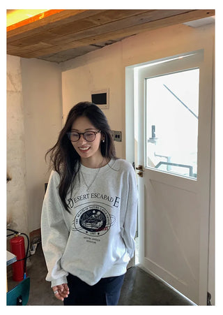 letter print sweatshirt