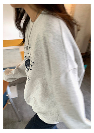 letter print sweatshirt
