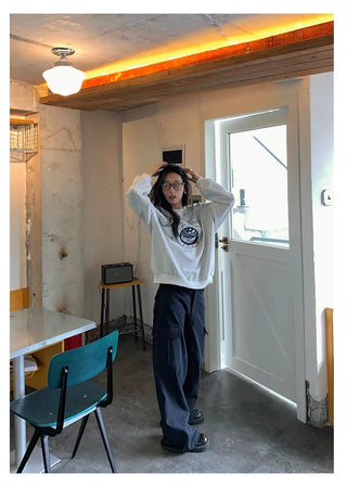 letter print sweatshirt