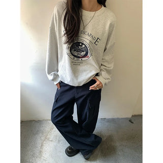 letter print sweatshirt