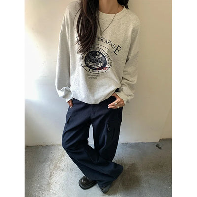 letter print sweatshirt