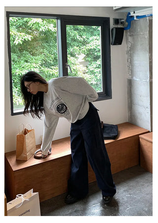 letter print sweatshirt