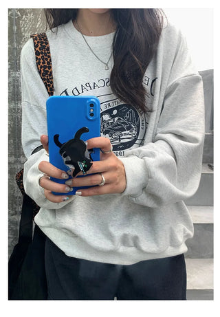 letter print sweatshirt