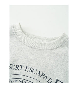 letter print sweatshirt