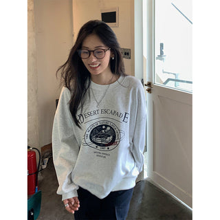 letter print sweatshirt