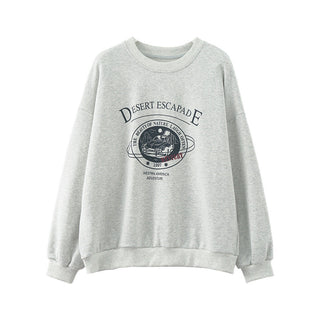 letter print sweatshirt