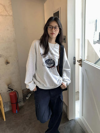 letter print sweatshirt