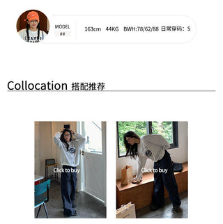 letter print sweatshirt