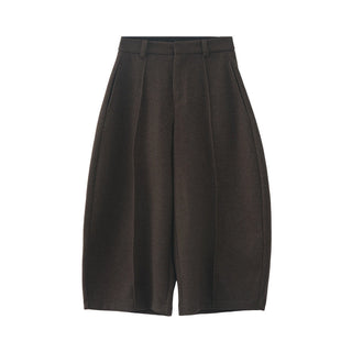 wool wide pants