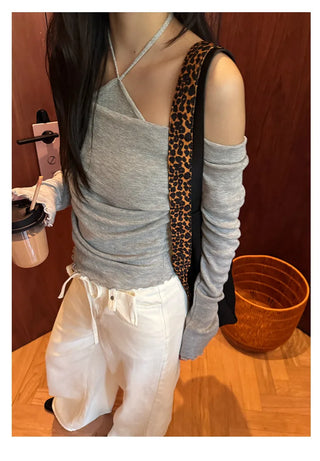 halter wool sweater