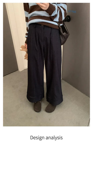 hollow wide pants