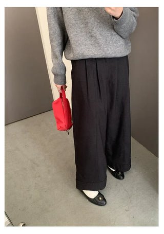 hollow wide pants