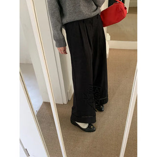hollow wide pants
