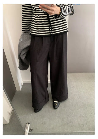 hollow wide pants