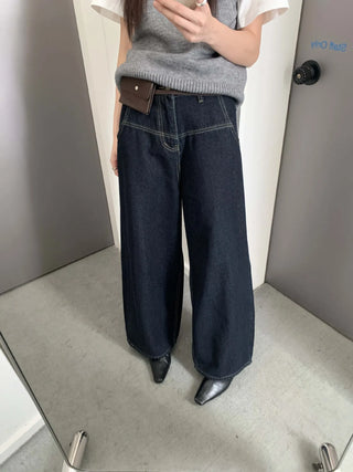 wide leg jeans