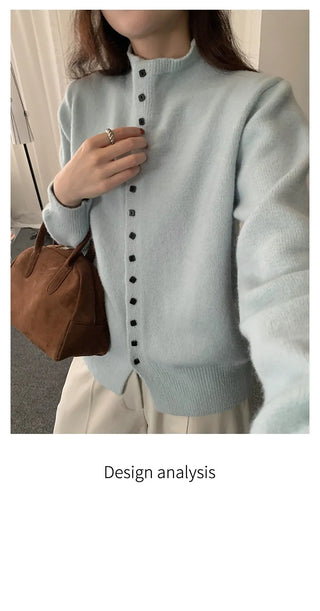 stand collar sweater