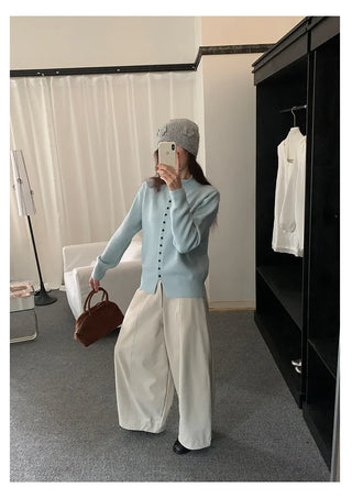 stand collar sweater