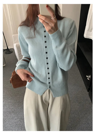 stand collar sweater