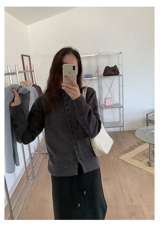 stand collar sweater