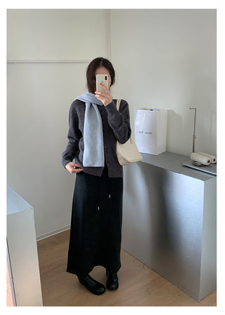 stand collar sweater