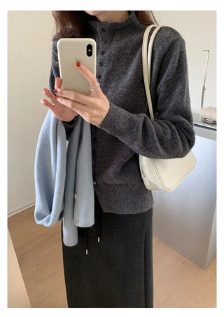 stand collar sweater