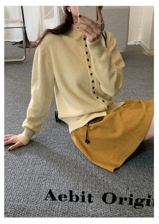 stand collar sweater