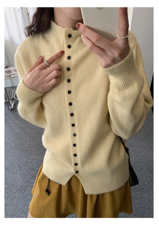 stand collar sweater