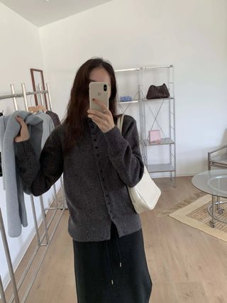 stand collar sweater