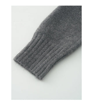 double zipper sweater