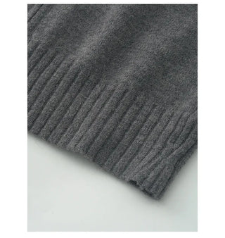 double zipper sweater