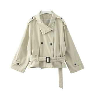 stand collar trench