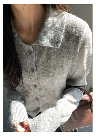 polo collar sweater