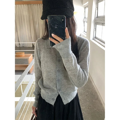 polo collar sweater