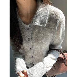polo collar sweater