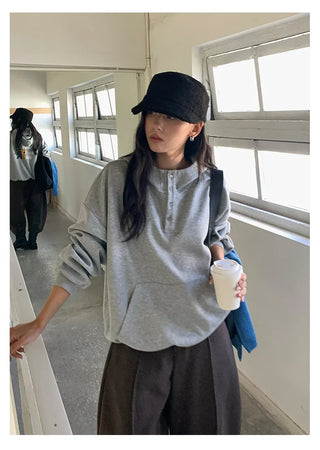 printed hooded sweater