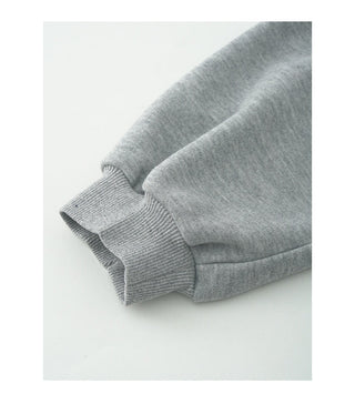 printed hooded sweater